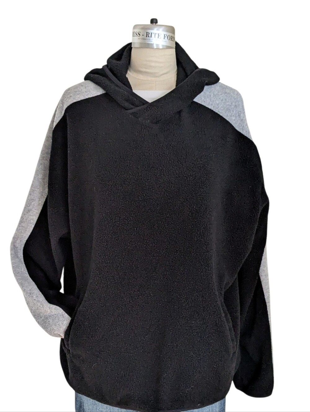 Benetton Fleece Hoodie Size Large